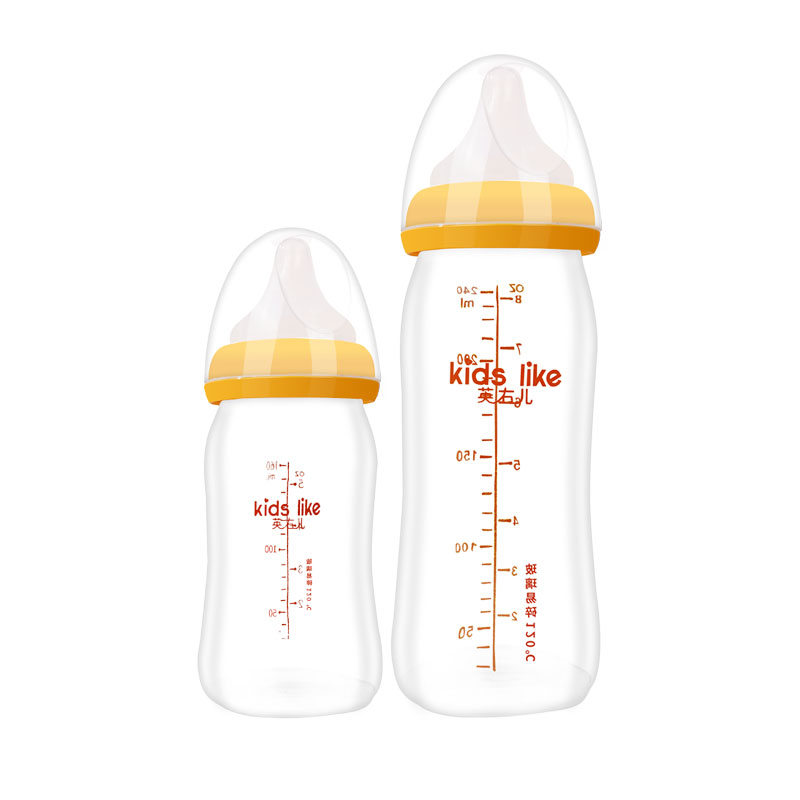 奶瓶玻璃宽口径新生婴儿适用于贝亲瓶身宝宝0-6个月1岁以上防胀气-图3