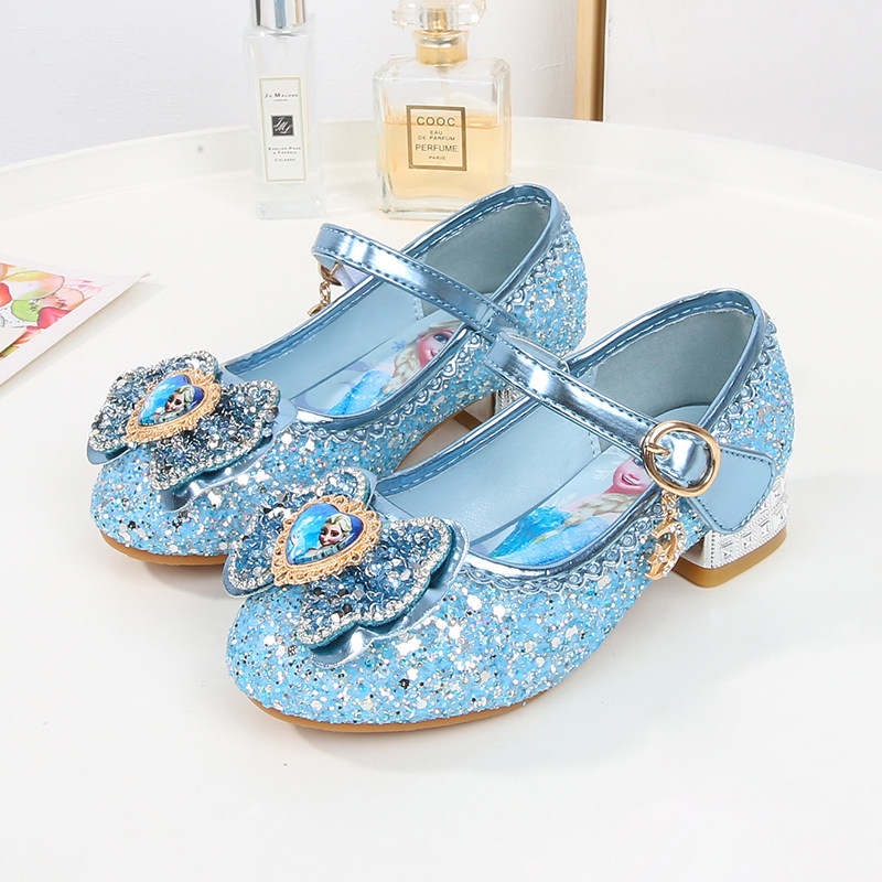 女童库洛米紫色公主鞋儿童高跟单鞋女孩水晶鞋2025春秋季软底皮鞋,淘宝优惠券,粉丝福利购,淘宝优惠卷