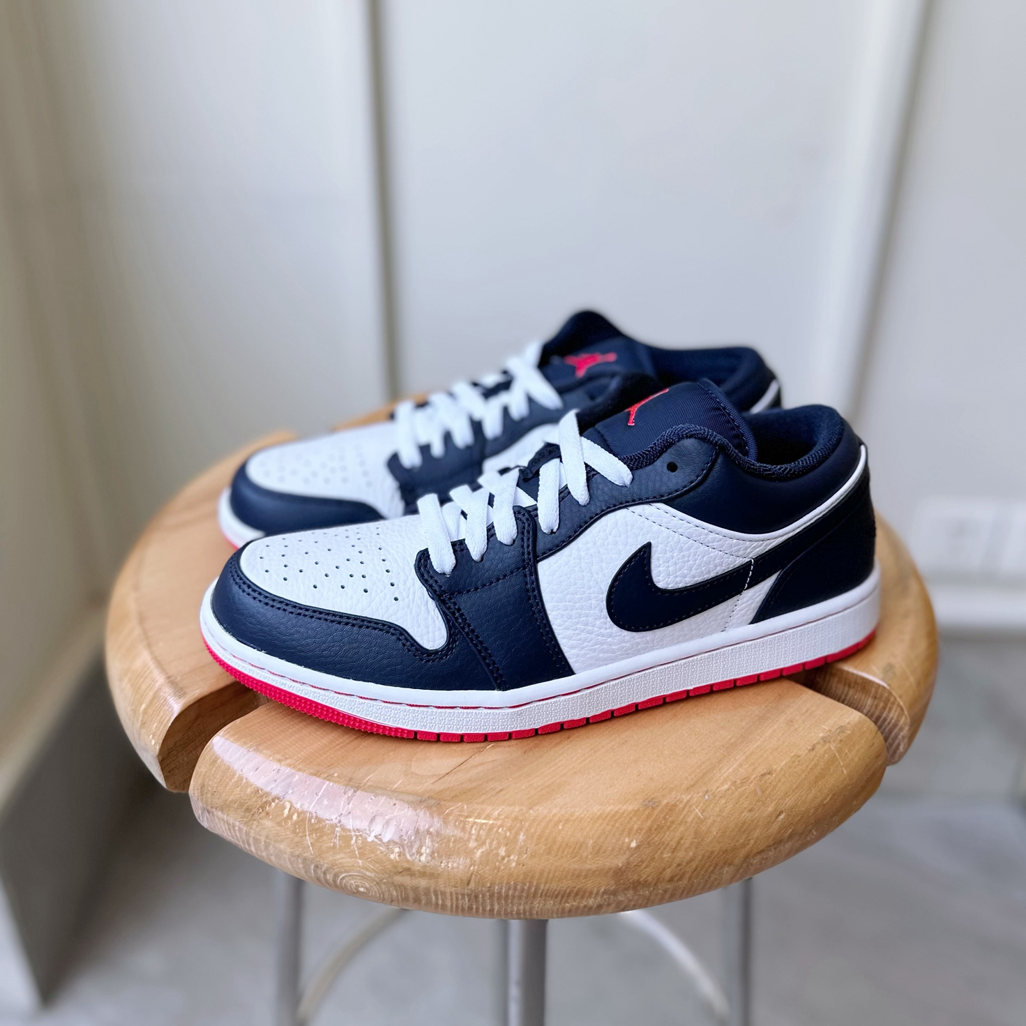 Air Jordan AJ1 Low烟灰黑红脚趾男低帮篮球鞋CZ0790-106 553558 - 图0