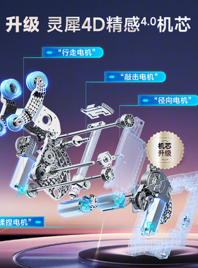 荣泰4D动态调幅快慢节奏贴合肌体