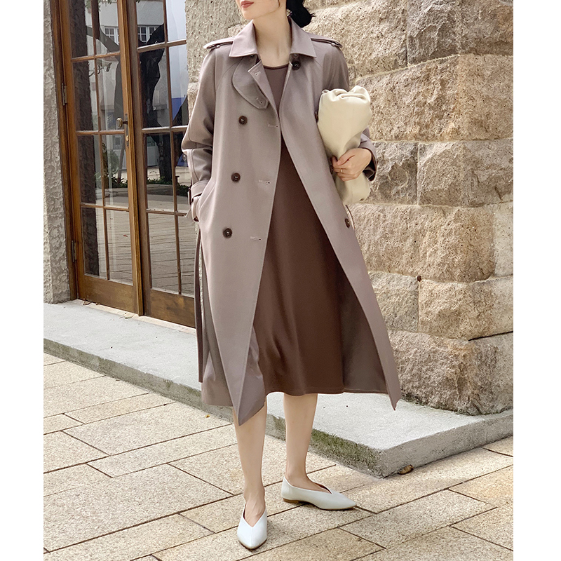 有品位女姓必入好料 级风衣暗哑光泽面料不入定会后悔 Ding 普门 XUS 有品位女姓必入好料 级风衣暗哑光泽面料不入定会后悔 Ding 普门 XUS