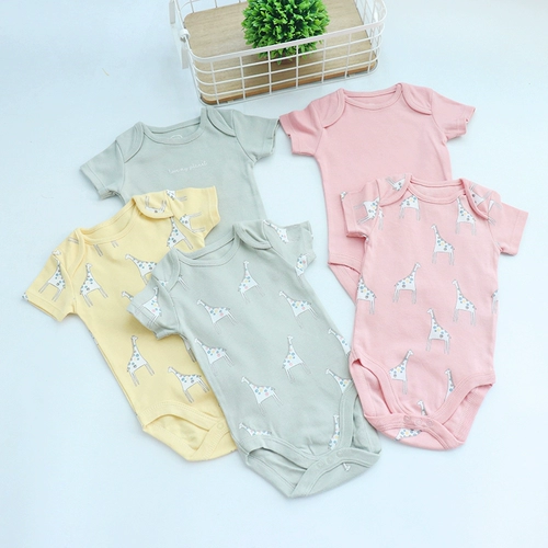 Детское летнее хлопковое боди, 0-2 лет