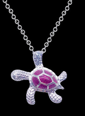 欧美新款乌龟仿澳宝吊坠项链可爱