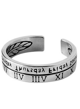 韩版罗马数字复古戒指时尚个性字