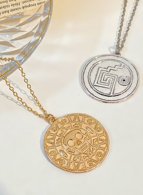 欧美电影饰品加勒比海盗项链Azte