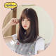 Shawl wig short hair female bobo medium long straight hair