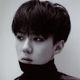 Korean style handsome style fluffy daily black short curly hair