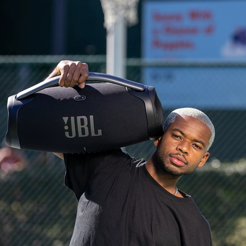 Динамик JBL Audio Boombox3 Music War God 3-го поколения, беспроводной портативный портативный водонепроницаемый и пылезащитный внешний Bluetooth-динамік с треугольной точкой