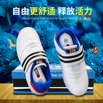 High-end Taekwondo Shoes Children Boys Training Shoes Womens Soft Bottom Adults Martial Arts Shoes Practice Wu Beginners Taekwondo