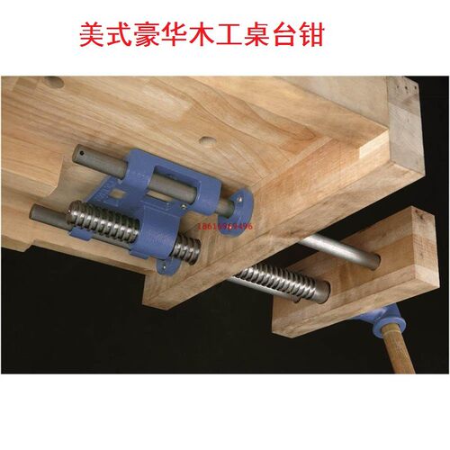 包邮木工桌钳桌虎钳台钳木工夹钳导杆夹具桌子夹持钳台虎钳跨境 - 图0
