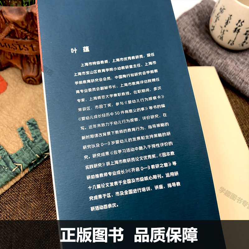 解码游戏 循迹童心 支持幼儿生长的观察 解读与回应 叶蕴 学前教育游戏课教学研究 放手游戏 学会观察 解密行为 回应游戏