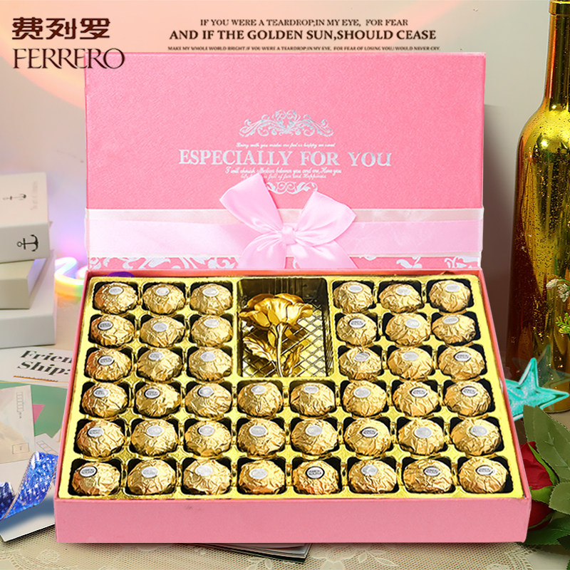 进口费列罗巧克力礼盒费力罗送女朋友闺蜜高档生日零食圣诞节礼物