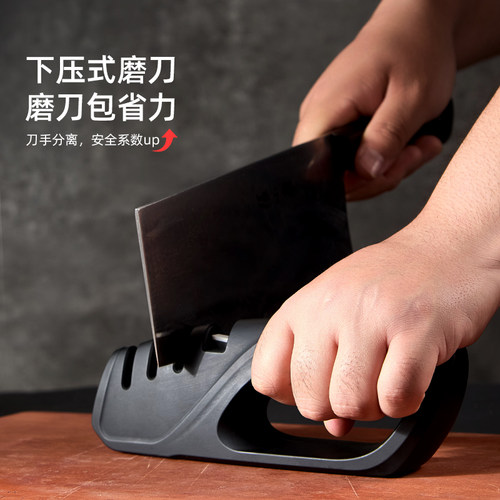 张小泉磨刀器家用快速磨刀石棒菜刀定角专业磨剪刀神器官方正品 - 图3