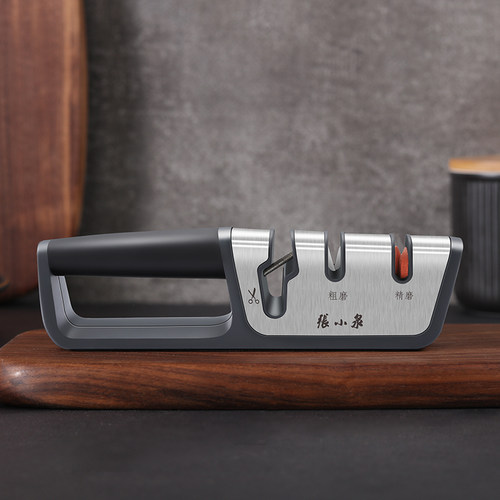 张小泉多功能磨刀神器 磨刀石快速磨刀器手动 家用菜刀厨房易磨刀 - 图3