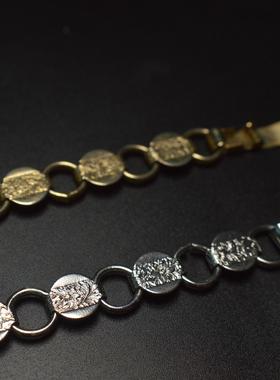 錾刻手链sarahcov花草