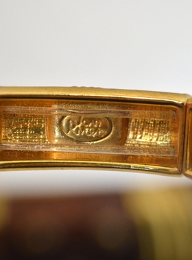 vintage 中古饰品首饰 Joan Rivers 珐琅手镯 （不退不换）