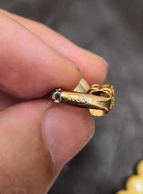 带原盒项链耳夹雅芳Avon套装