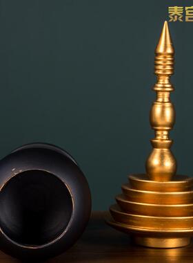 设计师精品手工木雕储物摆件