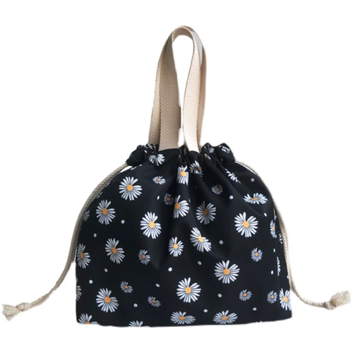 Водонепроницаемая сумка для ланча, портативная милая барсетка для школьников, сумка для еды, на шнурках