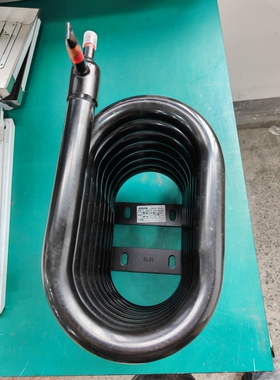 制冰机空套管换热器冷凝器蛇炮空气能空调散热器冷凝器水冷管