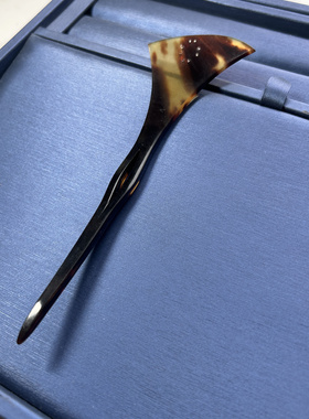 苏禾古董高级珠宝 日本中古发簪镶嵌925银镀金A货翡翠貔貅vintage