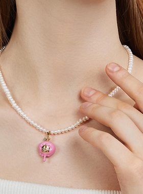 幻物原创设计纯银珍珠可爱项链