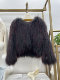 001 New raccoon fur encrypted thickened double-sided woven clothes fashionable women's versatile 50 styles long sleeves