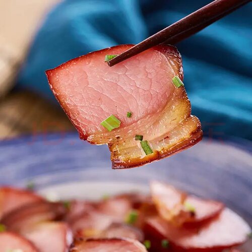 5斤装招牌烟熏腊肉农家自制3五花肉腌肉咸肉湖南湘味特产美食腊味 - 图1