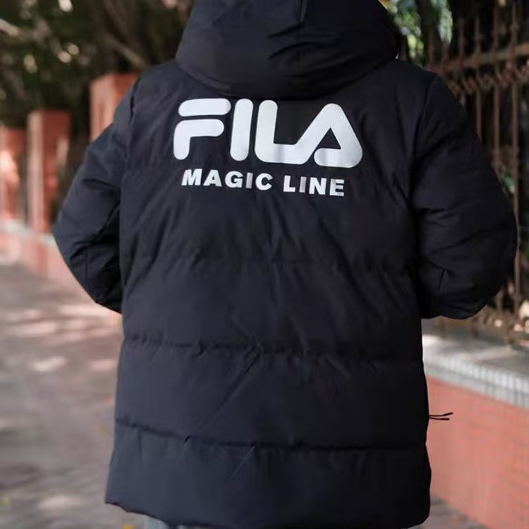 FILA斐乐男子羽绒服短款冬季运动外套鸭绒连帽时尚保暖加厚男上衣,淘宝优惠券,粉丝福利购,淘宝优惠卷