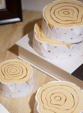 “树桩”手工木雕小摆件卡通底座