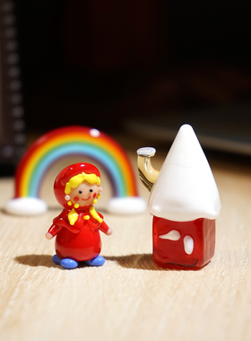 小红帽女孩|手工玻璃小摆件琉璃