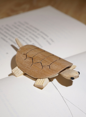 手工竹子制作乌龟小摆件