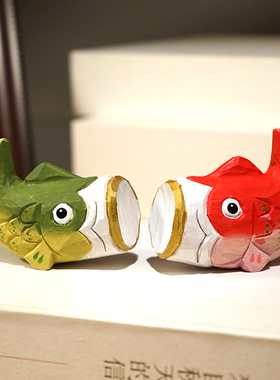 【年年有鱼】锦鲤手工木雕