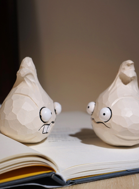 大蒜手工木雕小摆件植物大战僵尸