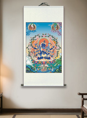 密集金刚喜金刚胜乐装饰画卷轴画