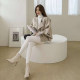 Korean short bat sleeve cashmere coat