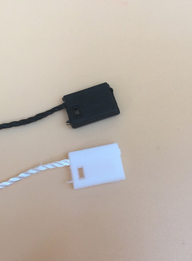 服装吊粒子弹头卡扣吊牌绳子母扣高档吊粒吊绳吊牌线塑料绳手穿绳