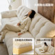 Quanyou Home Cream Fengyunlang Yunduo Fabric Sofa