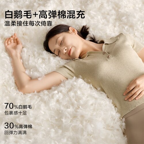 全友家居意式极简头层牛皮真皮床头软包主卧室高端大气落地双人床 - 图1