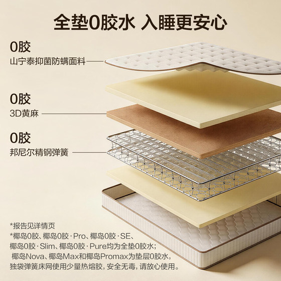 Quanyou soft and hard independent spring silent mattress