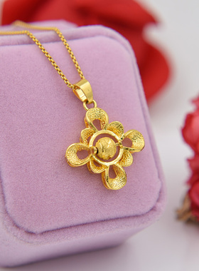 发财树百搭O字链不掉色吊坠