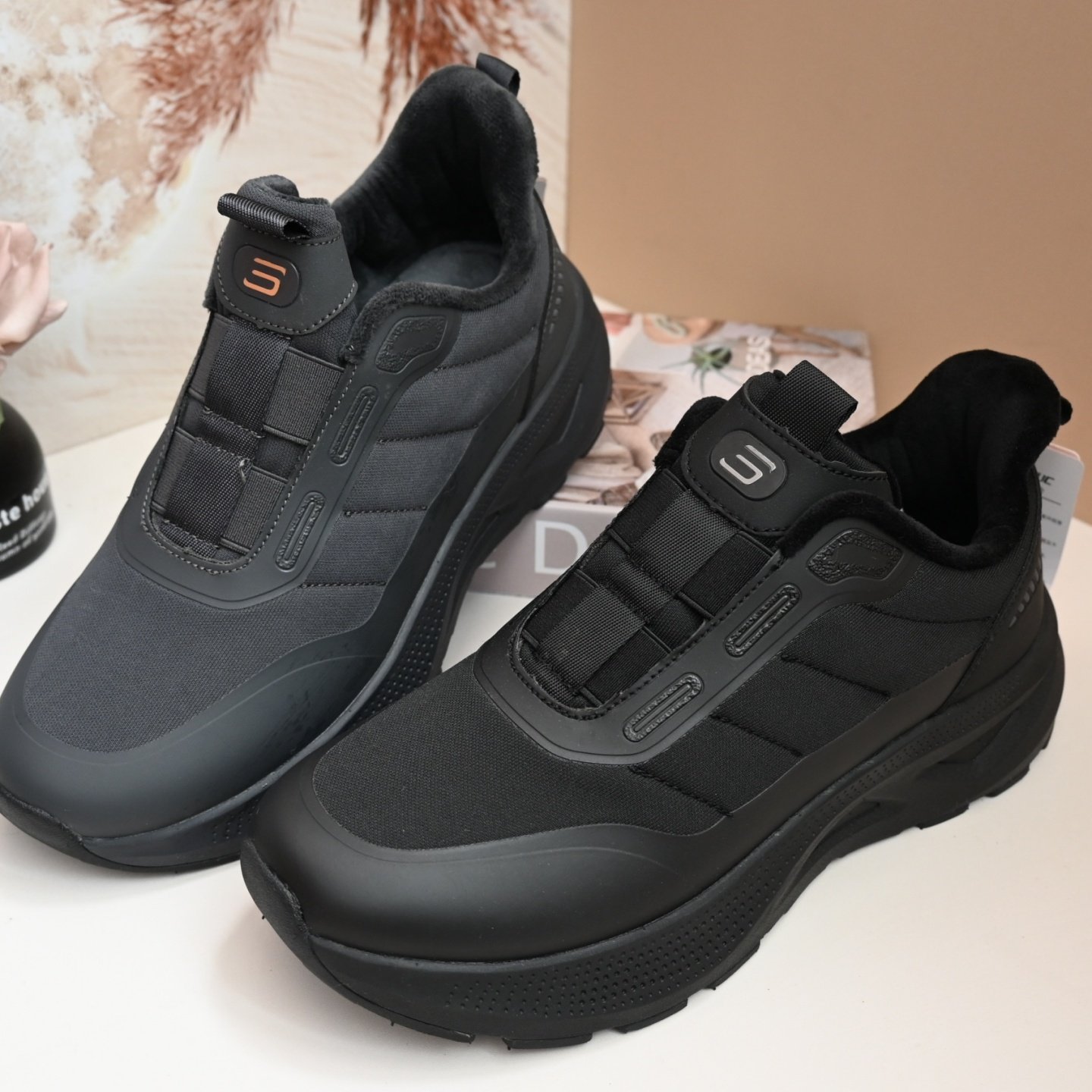 冬季老北京一脚蹬男棉鞋加绒保暖中老年爸爸鞋轻便厚底休闲二棉鞋,淘宝优惠券,粉丝福利购,淘宝优惠卷