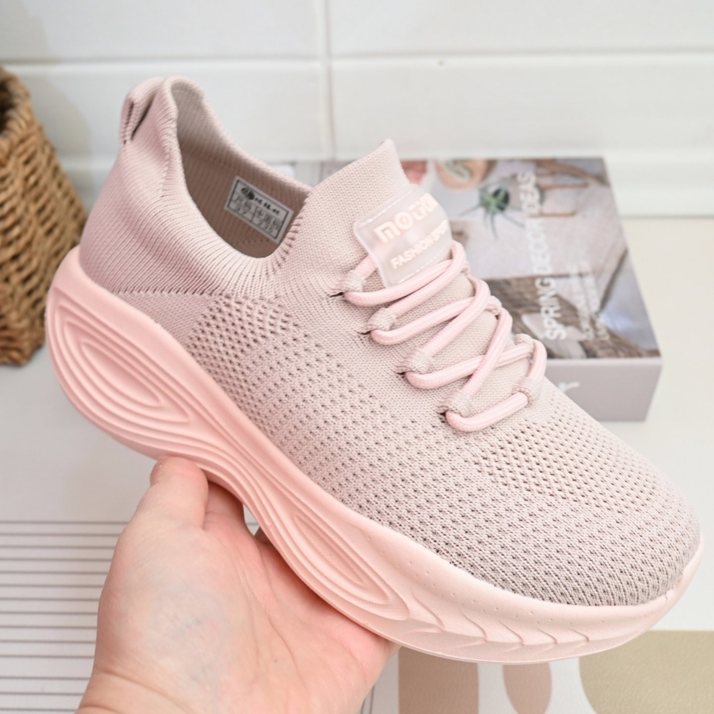 26春季新款老北京透气飞织网面轻便厚底健步舒适休闲妈妈鞋女单鞋,淘宝优惠券,粉丝福利购,淘宝优惠卷