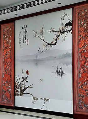 浙江香樟香樟木玄关屏风