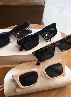 墨镜小方框百搭舒适个性简约大脸