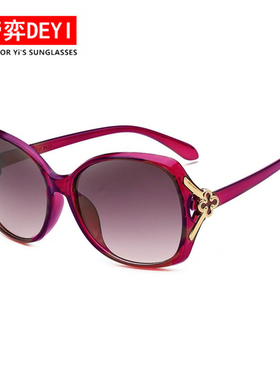 墨镜ins大脸韩版复古方框货源