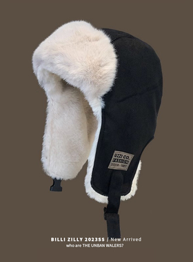 帽子男女冬天加绒加厚保暖电动车
