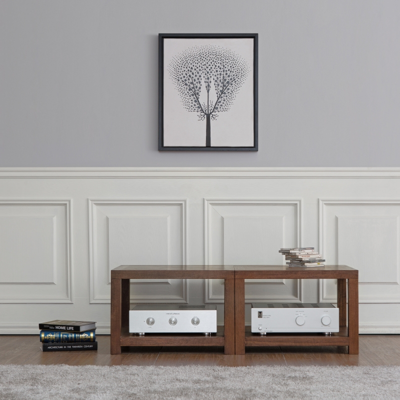 Mingjiang solid wood amplifier rack integrated equipment cabinet