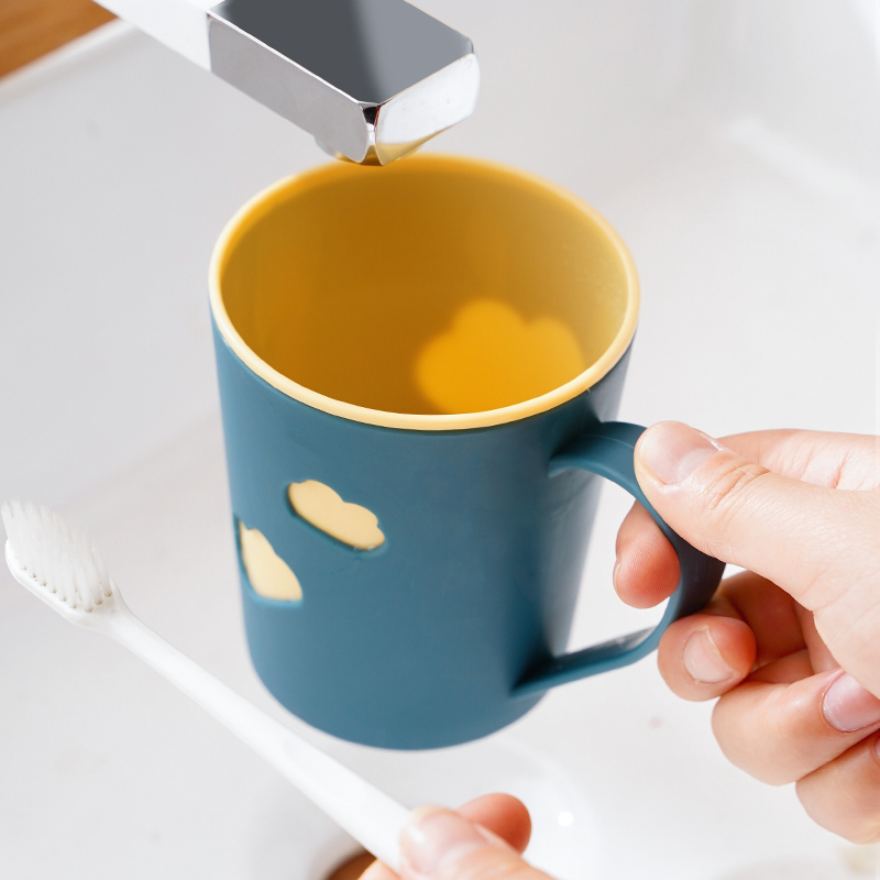 刷牙杯漱口杯牙刷杯牙刷收纳盒刷牙杯洗漱杯漱口杯子家用简约家用-图1