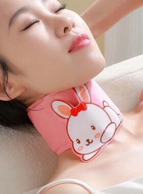 麂皮绒颈膜固定带颈部可水洗